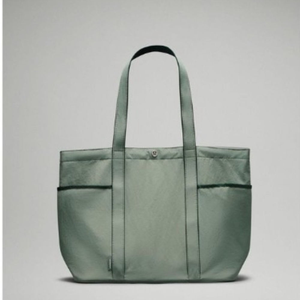 Sleek Green Tote Bag